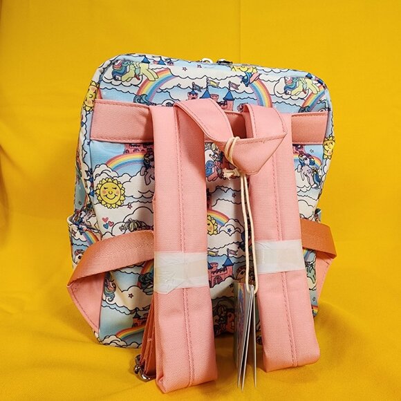 Loungefly My Little Pony Sky Scene AOP Nylon Square Mini Backpack NEW - Picture 6 of 11